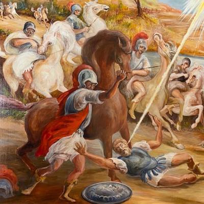 Nicholas FERRANDO (American, 1920-1992) (Battle Scene) unframed