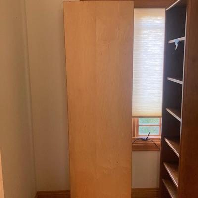 Pair of tall bookcases