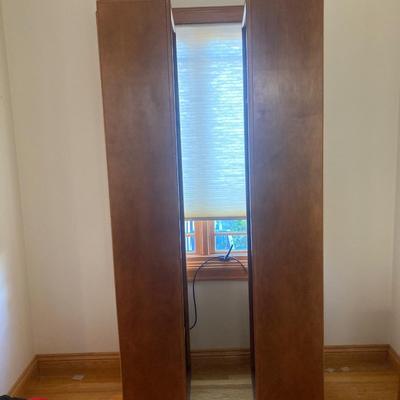 Pair of tall bookcases