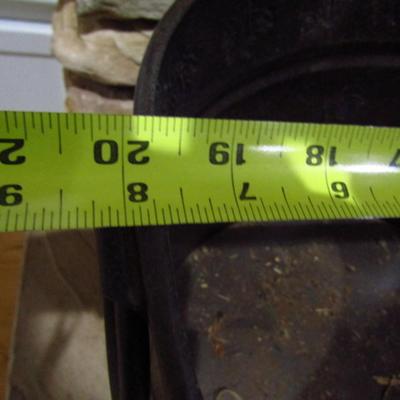 Metal Kindling Bucket with Handles (LR)