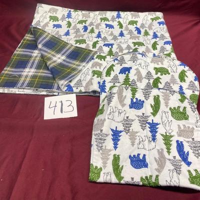 Baby Blanket and Matching Burp Rags