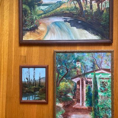 Nicholas FERRANDO (American, 1920-1992) (3) Groupings of paintings