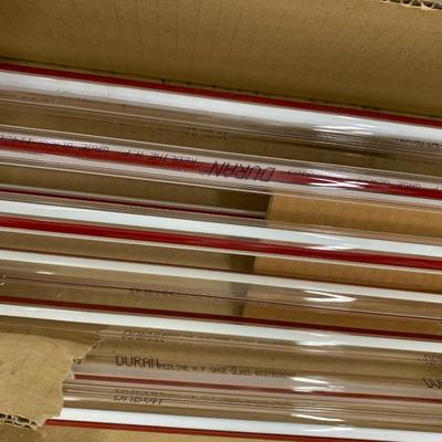 Duran Redline High Pressure Gage Glass 9 of these 36" 5/8" outer diameter   -1 smaller tube