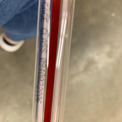 Duran Redline High Pressure Gage Glass 12-12"  5/8" outer diameter