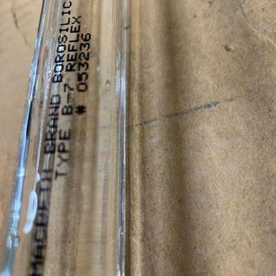 MacBeth Brand Borosilicate Gage Glass 11"  B-7 Reflex #053236