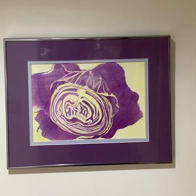 600 Original Purple Colored Cabbage Sketch