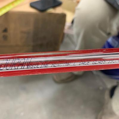 Duran Redline 1020092110 Gage Glass  5/8" outer diameter Heavy Wall    48"L