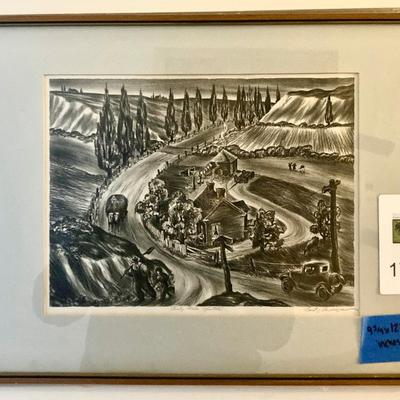Carlos Anderson (1905-1978) Thirty Miles Upstate
