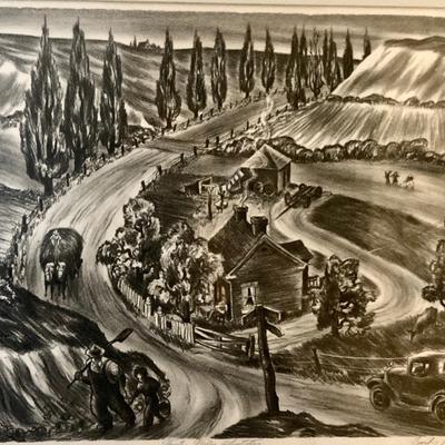 Carlos Anderson (1905-1978) Thirty Miles Upstate
