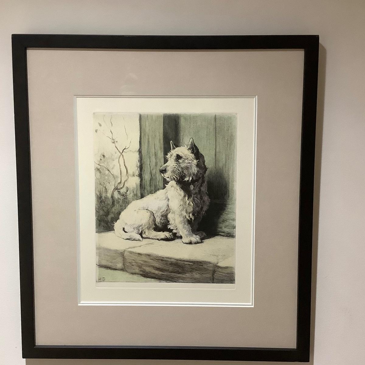 607 Hand colored Copper Plate Print by Herbert Dicksee