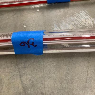 Duran Redline Gage Glass 5/8" outer diameter 3- 9 1/2" L