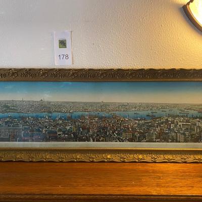 Print: Panorama of Constantinople-Framed