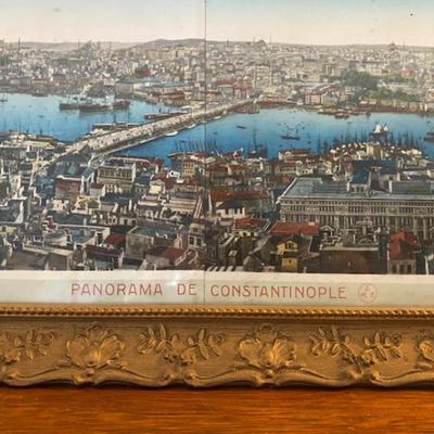 Print: Panorama of Constantinople-Framed
