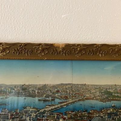 Print: Panorama of Constantinople-Framed