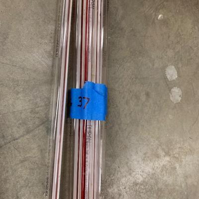 Duran Redline Gauge Glass 5/8" outer diameter 6-12" L