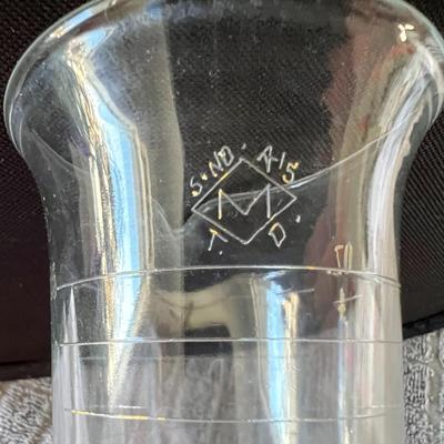 Antique Scientific Measuring Beakers from the Late 1800's