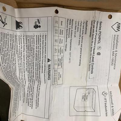 McDonell & Miller ITT 17940 General Purpose Liquid Level Controls