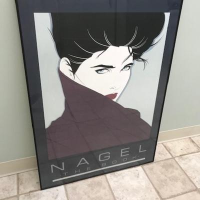 Large framed Nagel print