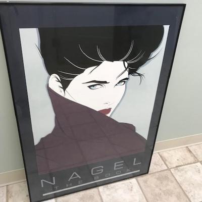 Large framed Nagel print