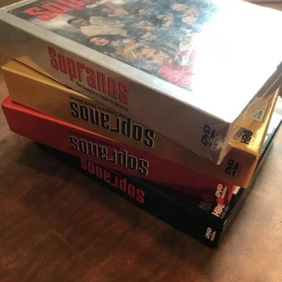 The Sopranos dvd's