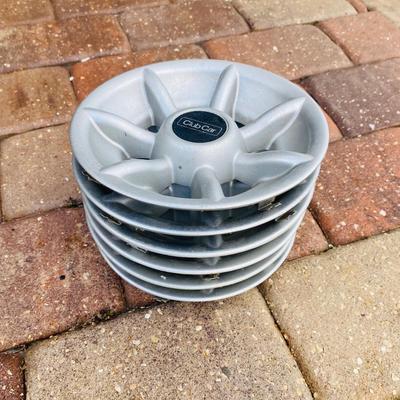 Club Car Golf Cart Wheel Hubcaps and Tires (G-SL)
