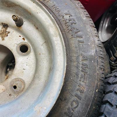Club Car Golf Cart Wheel Hubcaps and Tires (G-SL)