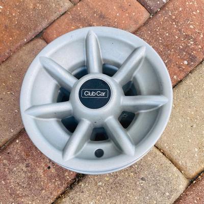 Club Car Golf Cart Wheel Hubcaps and Tires (G-SL)