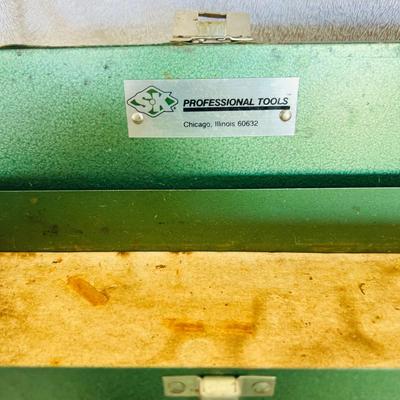 Small Metal Tool Boxes. (G-JM)