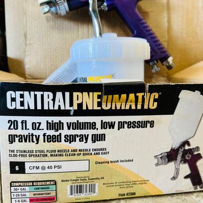 Central Pneumatic Paint Spray Guns. (G-JM)