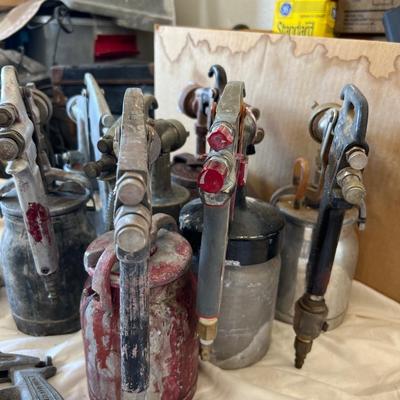 Central Pneumatic Paint Spray Guns. (G-JM)