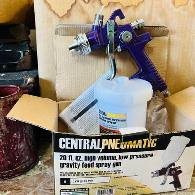 Central Pneumatic Paint Spray Guns. (G-JM)