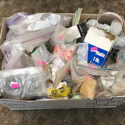 Box of odds and ends from hardware