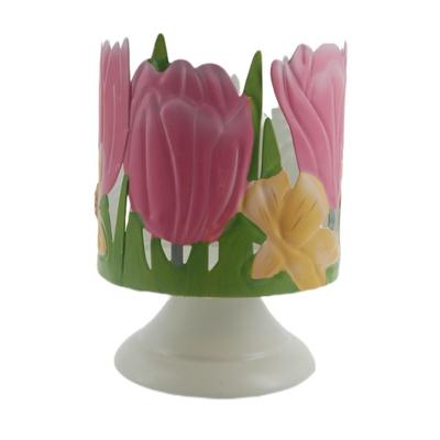 Spring Flowers Candle Holder