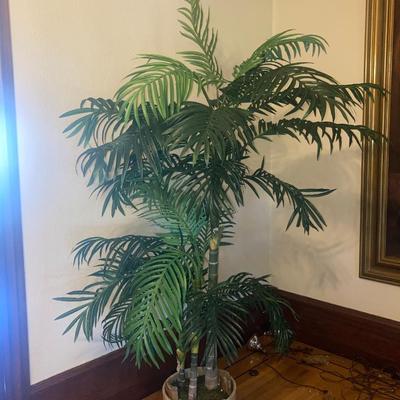 Pair of faux Palm Tree