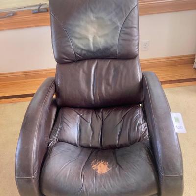 Leather recliner