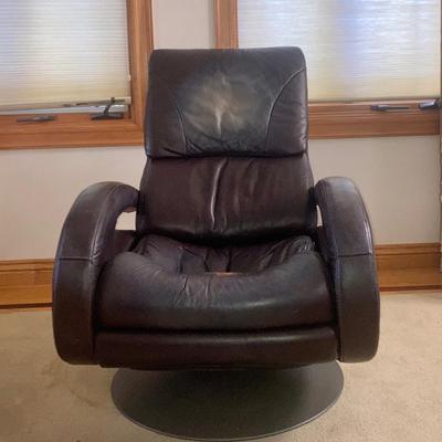 Leather recliner