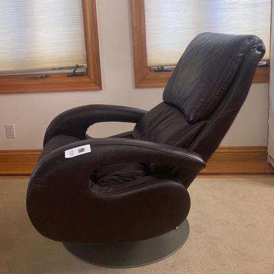 Leather recliner
