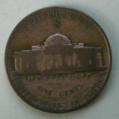 UNITED STATES 1942S Silver Nickel