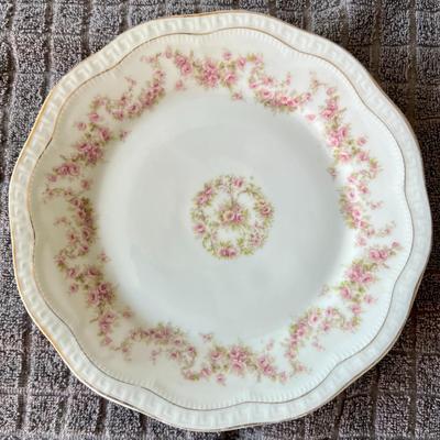 Vintage Orleans Z S & Co. Bavaria Floral Plate 9" Inches