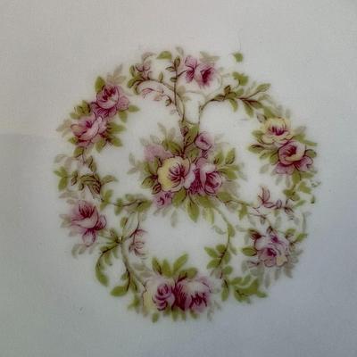 Vintage Orleans Z S & Co. Bavaria Floral Plate 9" Inches