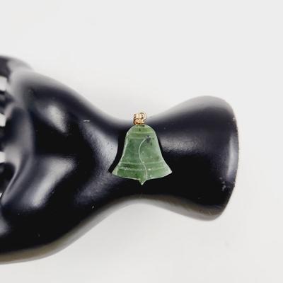 VINTAGE JADE BELL PENDANT