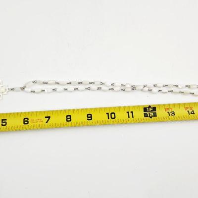 MADE IN BETHLEHEM - MOTHER OF PEARL CHAIN NECKLACE