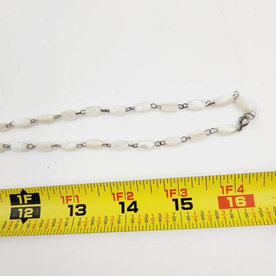 MADE IN BETHLEHEM STAR THEMED MOTHER OF PEARL NECKLACE