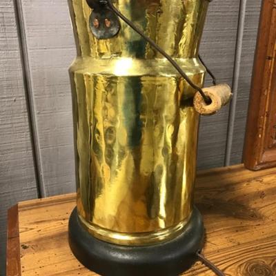 Brass base lamp