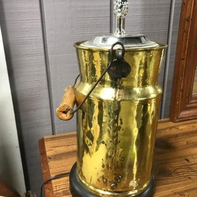 Brass base lamp