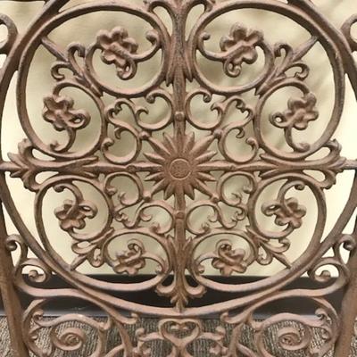 Wrought iron front door mat or wall hanging