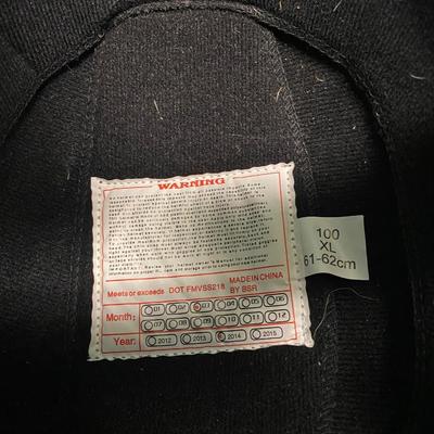 HCI 100 Certified Leather Covered Helmet