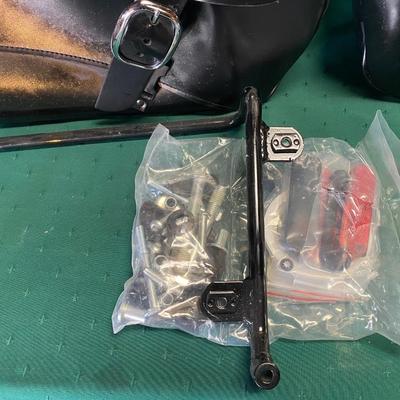 Sportsters Leather Side Bags W/Brackets