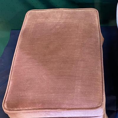 Vintage Chair and Ottoman