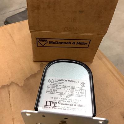 McDonnell & Miller 110000 cut-off/alarm switch NIB